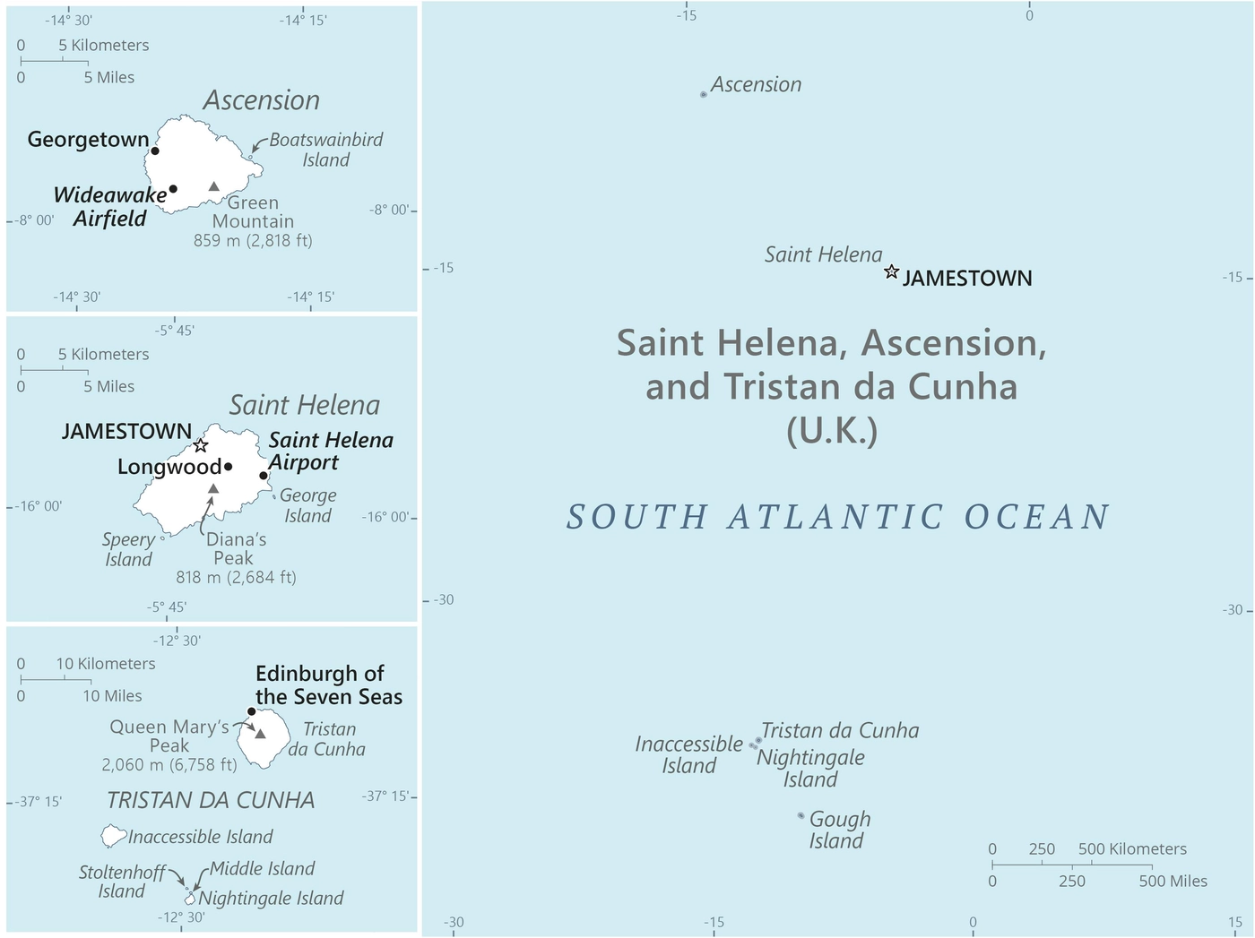 Saint Helena﹐Ascension and Tristan da Cunha
